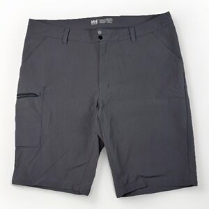 Helly Hansen Shorts Mens 2XL Gray Cargo Hiking Breathable Lightweight